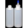 Plastic Spout Lid Dropper/Applicator Bottle w/Blue Overcap, 4-oz., 12-Pack, New