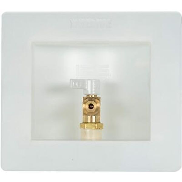 Watertite 87971 Square Ice Maker Outlet Boxquarterturn Leadfree Brass Valve 1/2i