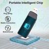 WANYOTA USB Compatible CF Card Reader with Type-A USB Connector, CF Port High Speed Transfer, Black