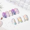 Yunemart YES136 Semicircle Pearl for Nails, White, 0.06 inch (1.5 mm), 0.12 inch (2.5 mm), 0.12 inch (3 mm), 0.16 inch (4 mm), Nail Art Pearl, Pearl Semicircle, Nail Parts, Nail Pearl, DIY Nail Design, Pearl Parts Nail