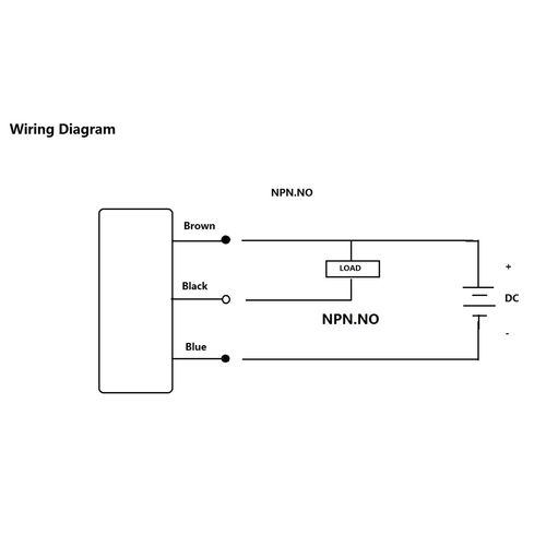 NOYITO Inductive Proximity Sensor Switch DC 10 to 30V 300mA DC 3-Wire NPN.NO Detection Distance 4mm SN04-N (Pack of 2)