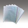 Punched Pockets A4 Coloured Edge Open Top 50mu Polypropylene 9410410 Pack 100