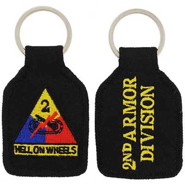 FindingKing U.S. Army 2nd Armored Division Keychain