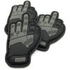 POLIZEIMEMESSHOP Rubber Patch Default Title Gloves Grey – Glove – Fun Patch – Velcro Patch