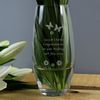 Personalised Bullet Vase with butterfly and flower design