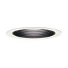 Lytecaster Step Baffle Reflector Trim Finish / Flange: Matte Black / Yes