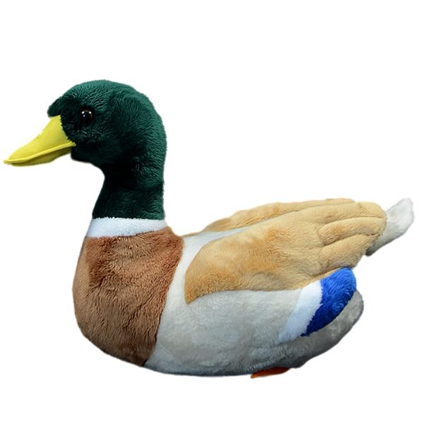 lilizzhoumax Mallard Duck Stuffed Animal,Realistic Duck Plush,Super Soft Plush,Toys for Kids,Figure Toy,Girl Toys,Gift for Kids,Duck Pillow,Home Decor(Green 12.2 inch)