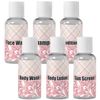 YouCustomizeIt Personalized Modern Plaid & Floral Travel Bottles