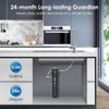 Waterdrop 15UB Under Sink Water Filter System, with Dedicated Brushed Faucet