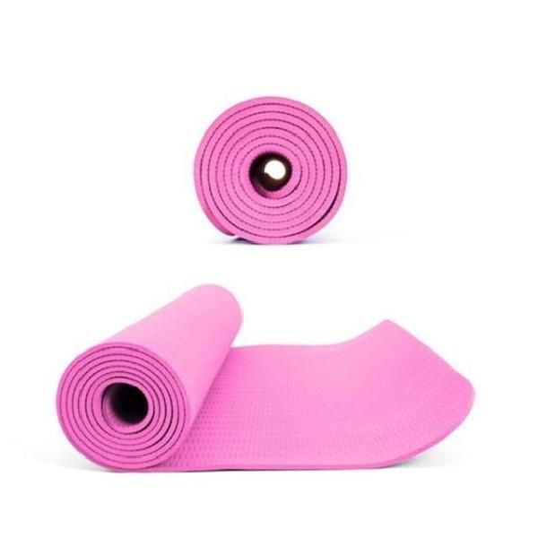 [SH] I Warner 6mm Pink Yoga Mat Exercise Equipment Stretching Health (SH 100000EA), Main Product