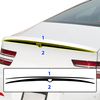 BOGAR TECH DESIGNS Rear Bumper Chrome Delete Overlay Compatible with Genesis G80 2021-2025, Gloss Black