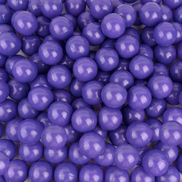 EOSAU Ball Pit Balls 100 Phthalate Free BPA Free Crush Proof 2.16 Inches Plastic Balls for Ball Pit Ideal Gift for Toddlers Babies Kids Pool Water Toys Play Tent, Purple