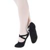 So Danca SD16-C Ballet Slippers Turn Gymnastics Dance Jazz Sport Linen, black, 10.6/11 UK