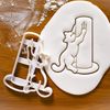 Kitty Scratch cookie cutter, 1 piece - Bakerlogy