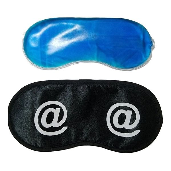 Cool Unisex Therapeutic Cold / Warm Sleeping / Travel Eye Mask Gel Pack