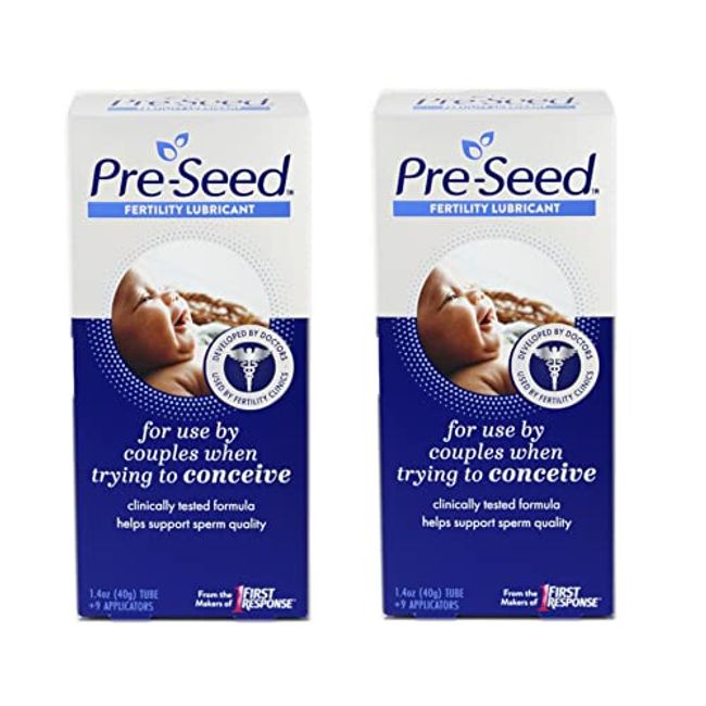Pre-Seed Personal Lubricant, 40 Gram Tube with 9 Applicators - For