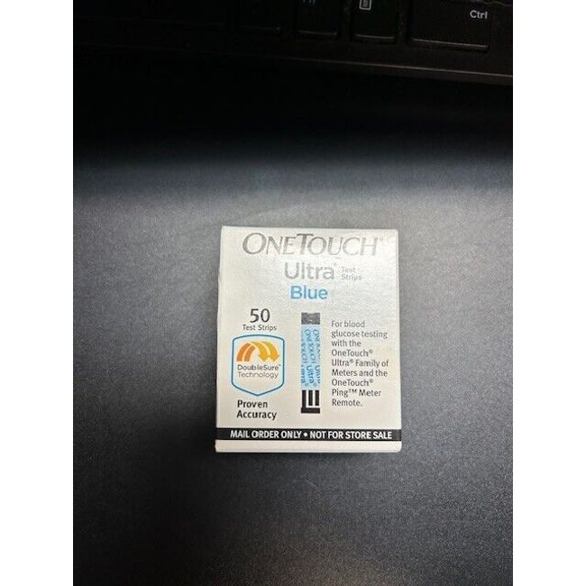 LifeScan OneTouch Ultra Diabetic Test Strips - Blue, Box of 50