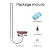 Clscea CO2 Diffuser for Aquarium Plant Mini CO2 Atomizer, U-Shaped-M