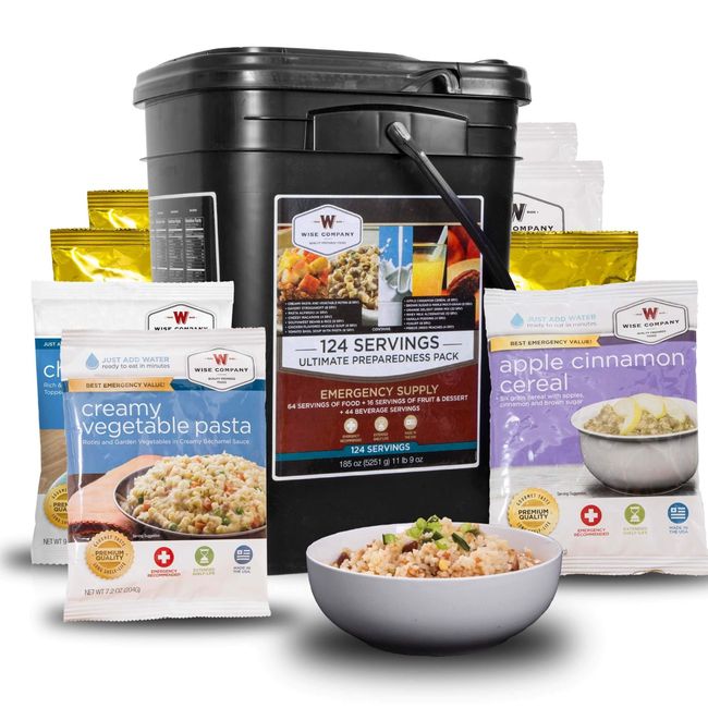 ReadyWise 124 Serving Ultimate Preparedness Pack, 25 Year Shelf Life