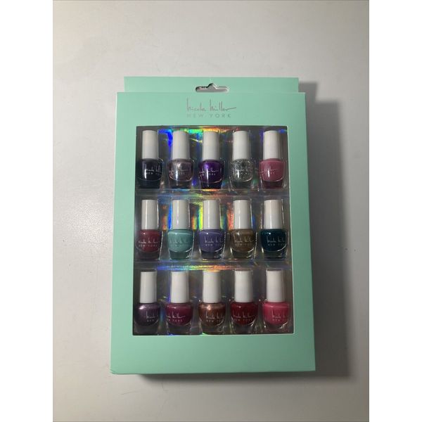 Nicole Miller Mini Nail Polish 2 Pack Of 15 (30 Total)