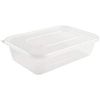 We Can Source It Ltd x50 Plastic 500 ml Microwave Takeaway Container