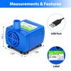 Lawfery Replacement Pump for Ceramic Cat Water Fountain