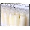 20 CANDY CORN Flavored Lip Balms in Clear Tubes - Handmade - Wholesale