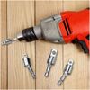 Socket Adapter Set, Socket Conversion Adapter for Hex Axis, Square Electric Drill Socket, Impact Short Socket Set, Insertion Angle 0.25 inches (6.35 mm), 1/4 inch, 3/8 inch, 1/2 inch Socket Wrench Set