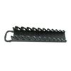 Black Plastic Portable 11-Tool Wrench Gripper Organizer Tray Holder