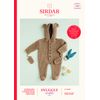 Sirdar Snuggly Snowflake Chunky Knitting Pattern Booklet - 5400 All in One Suit