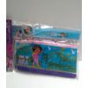 Dora The Explorer Kids 4PC Stationery Set Pencil Pouch, Sharpener, Ruler, Eraser