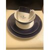 Lenox Kate Spade Rutherford Circle Navy Dinnerware Set 4pc New