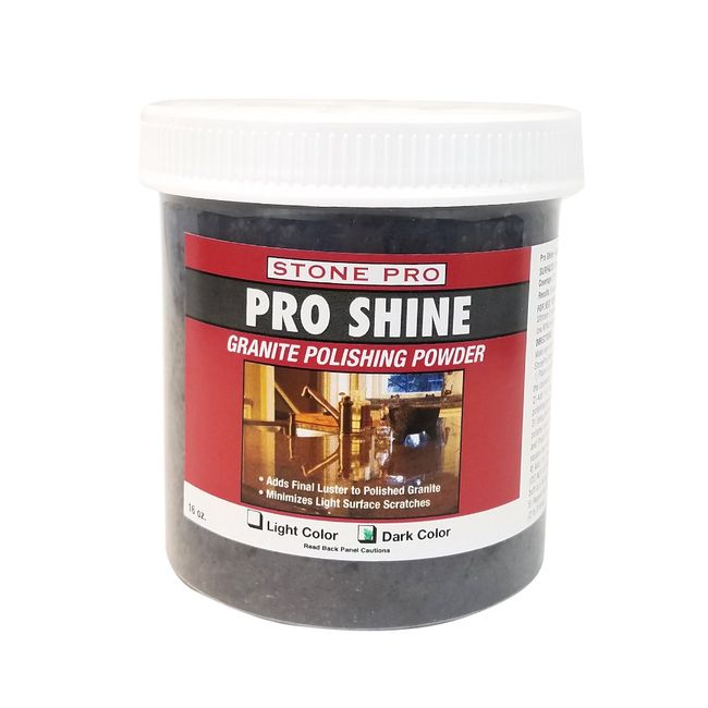 Stone Pro Pro Shine - Granite Polishing Powder - 1 Pound - Dark