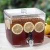 CreativeWare Beverage Dispenser with No Base Sleeve, 1.5 Gallon, Clear