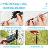 8 LED Garden Solar Light Firefly Swaying Lamp Yard Pathway Outdoor Decor 2 Pack