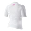Body Glove Wetsuit Women's Basic Fitted Short Arm Rashguard, White, Medium