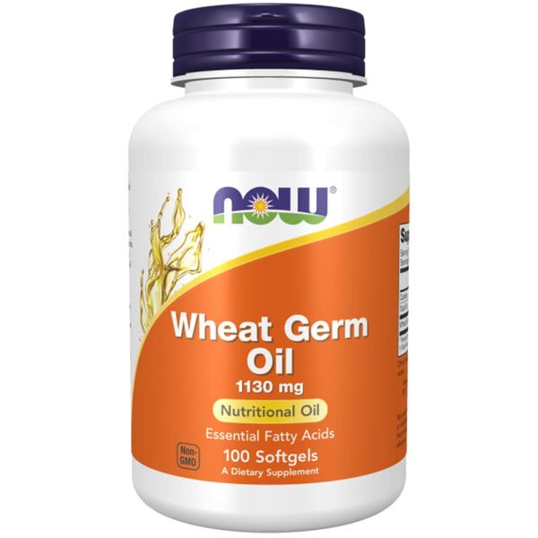 Now Foods Wheat Germ Oil, 100 Softgels, Lab Tested, Soy Free, Gluten Free, Non-GMO