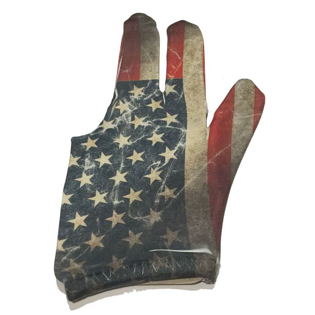 Triangle Dreamz Old Glory Billiard Glove (Left)