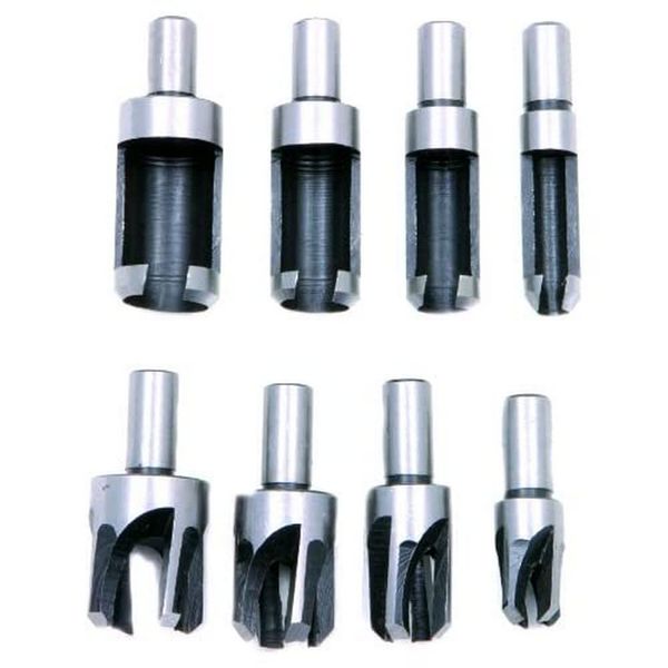 Rolson 48598 8 pc Wood Plug Cutter