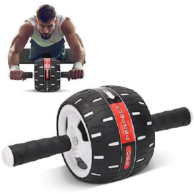 66FIT Ab Roller Slide Core Abs Workout, Black