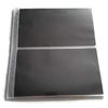 First Day Cover Album Double Pages with Black Inserts
