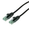 ROLINE RM Patch Cable Cat.6A UTP, black, 10 m