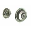 Everflow Kitchen Sink Stainless Steel Drain Assembly & Strainer Basket Stopper