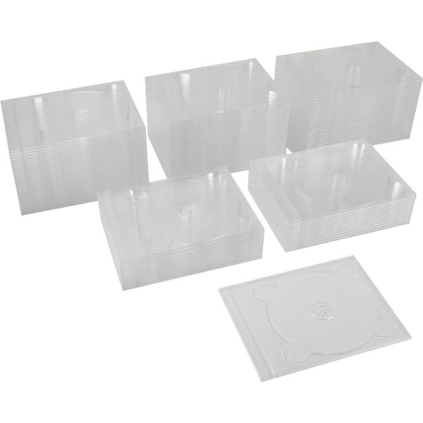 (25) Single Blu-Ray Disc Clear Digipack Glue-in Trays - #BRIR45CL