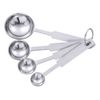 Jeu de pelle professionnel en acier inoxydable cuillère tasse mesurette graduée set 4 PCs.