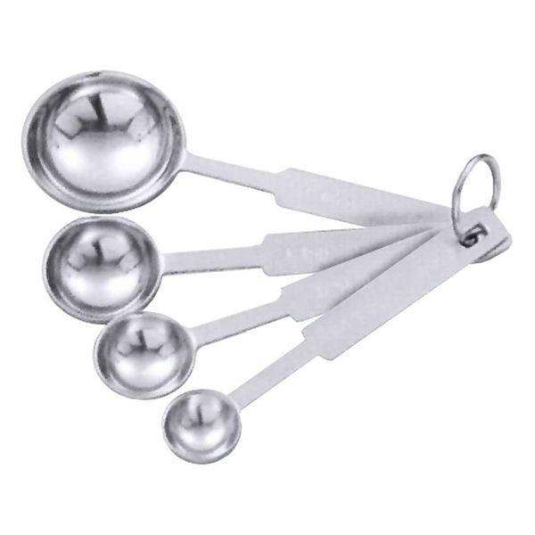 Jeu de pelle professionnel en acier inoxydable cuillère tasse mesurette graduée set 4 PCs.