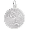 Sterling Silver One Day At A Time Charm by Rembrandt