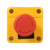 Nimomo Emergency Stop Switch, 1Pc 660V 10A Plastic Shell Red Sign Emergency Stop Mushroom Push Button Switch New