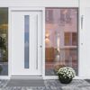 Relaxdays String Curtain, Pull-Through, can be Shortened, for Doors & Windows, Decorative, Washable, 90x245 cm, Red