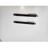 2pcs Black Metal Durable Stylus Pen Rubber Tip For Touch Screen iPad Tablet #B12
